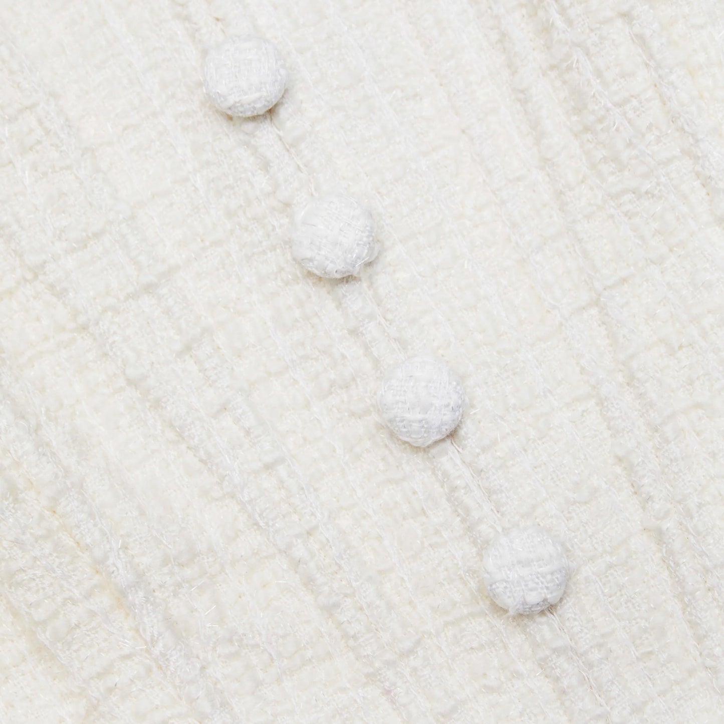 SP Cream Boucle Sleeveless Mini Dress