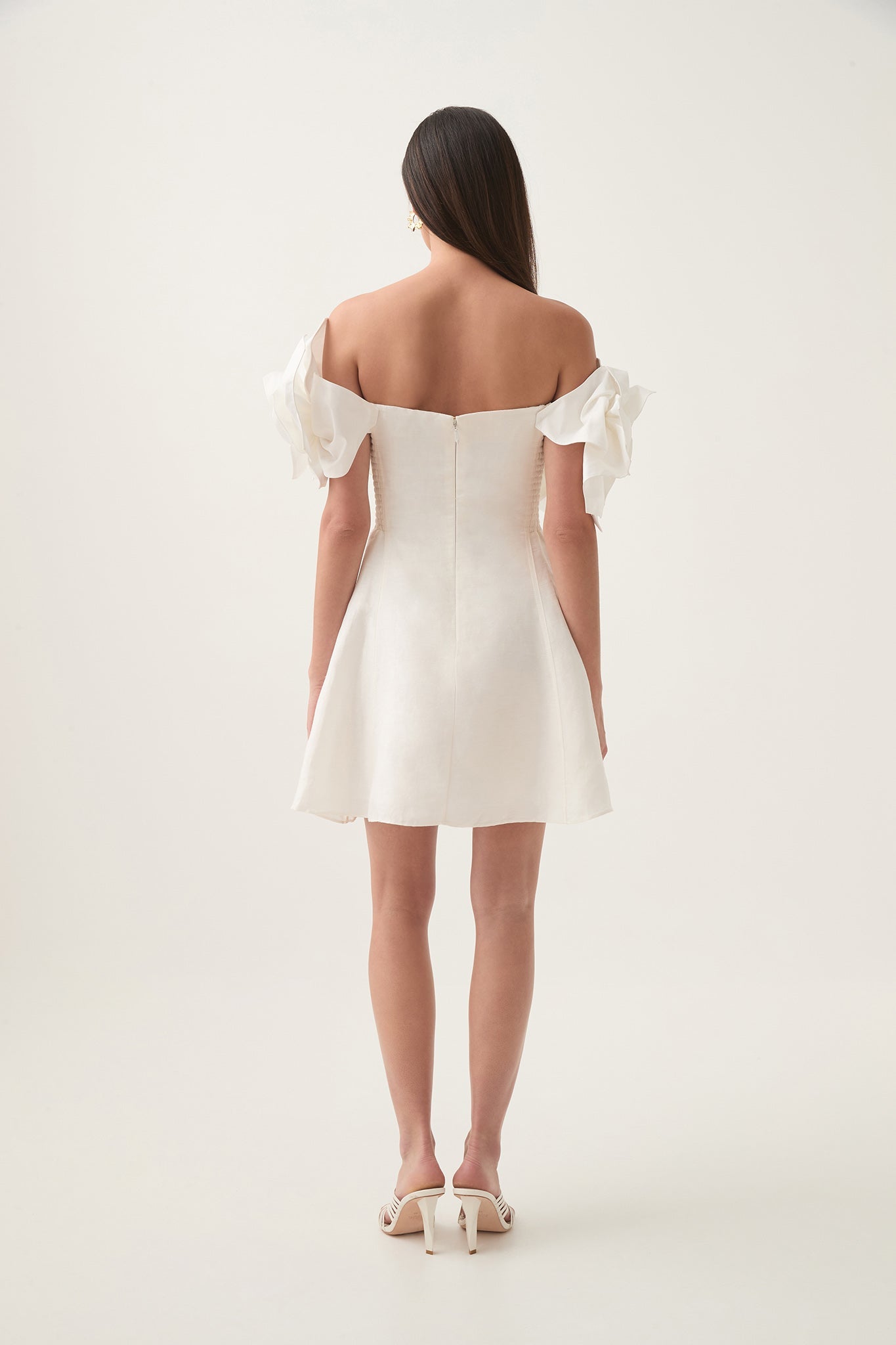 AJ Etta Linen-Viscose Mini Dress