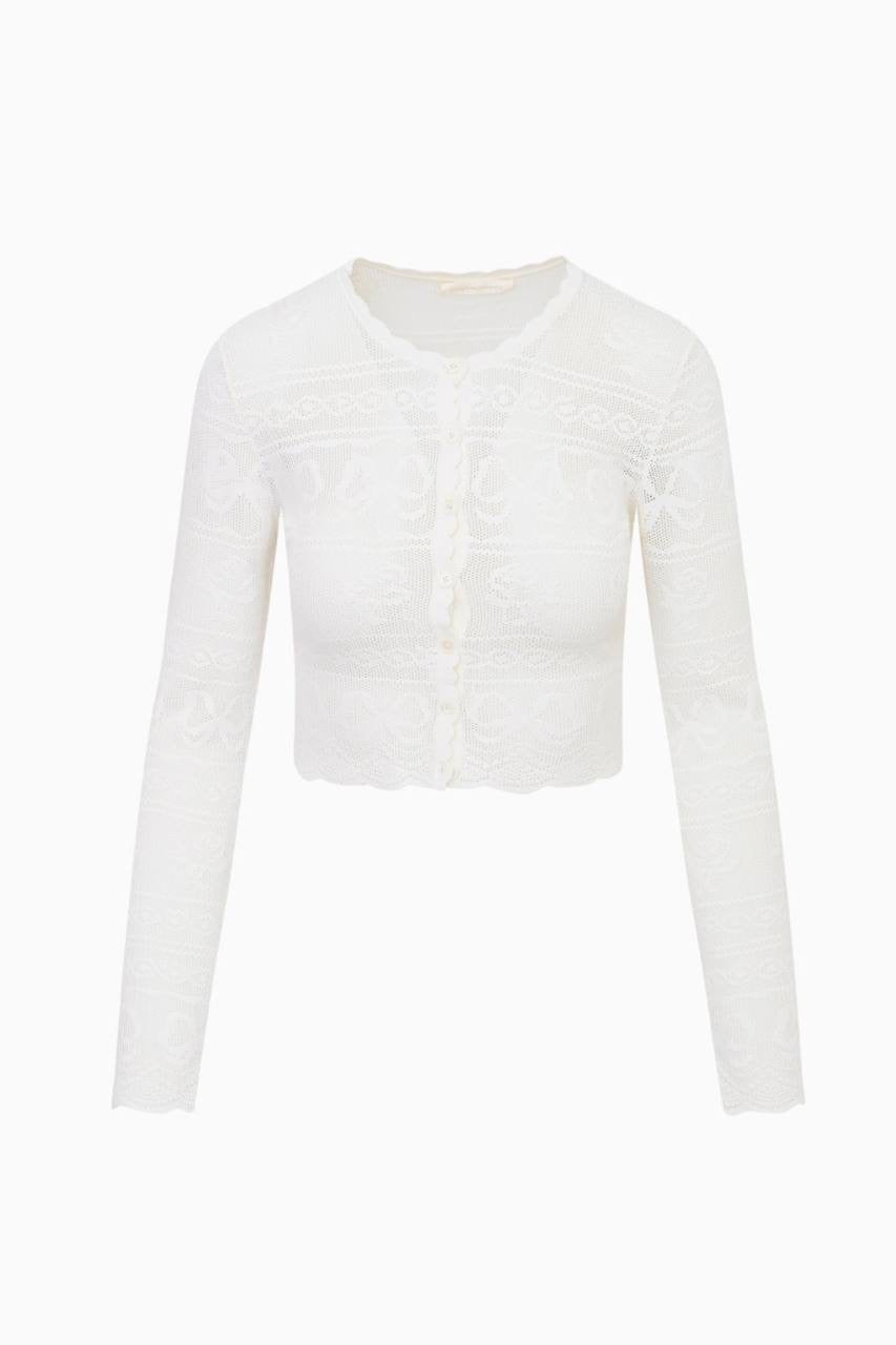 LSF Gretta Knit Bow Cardigan