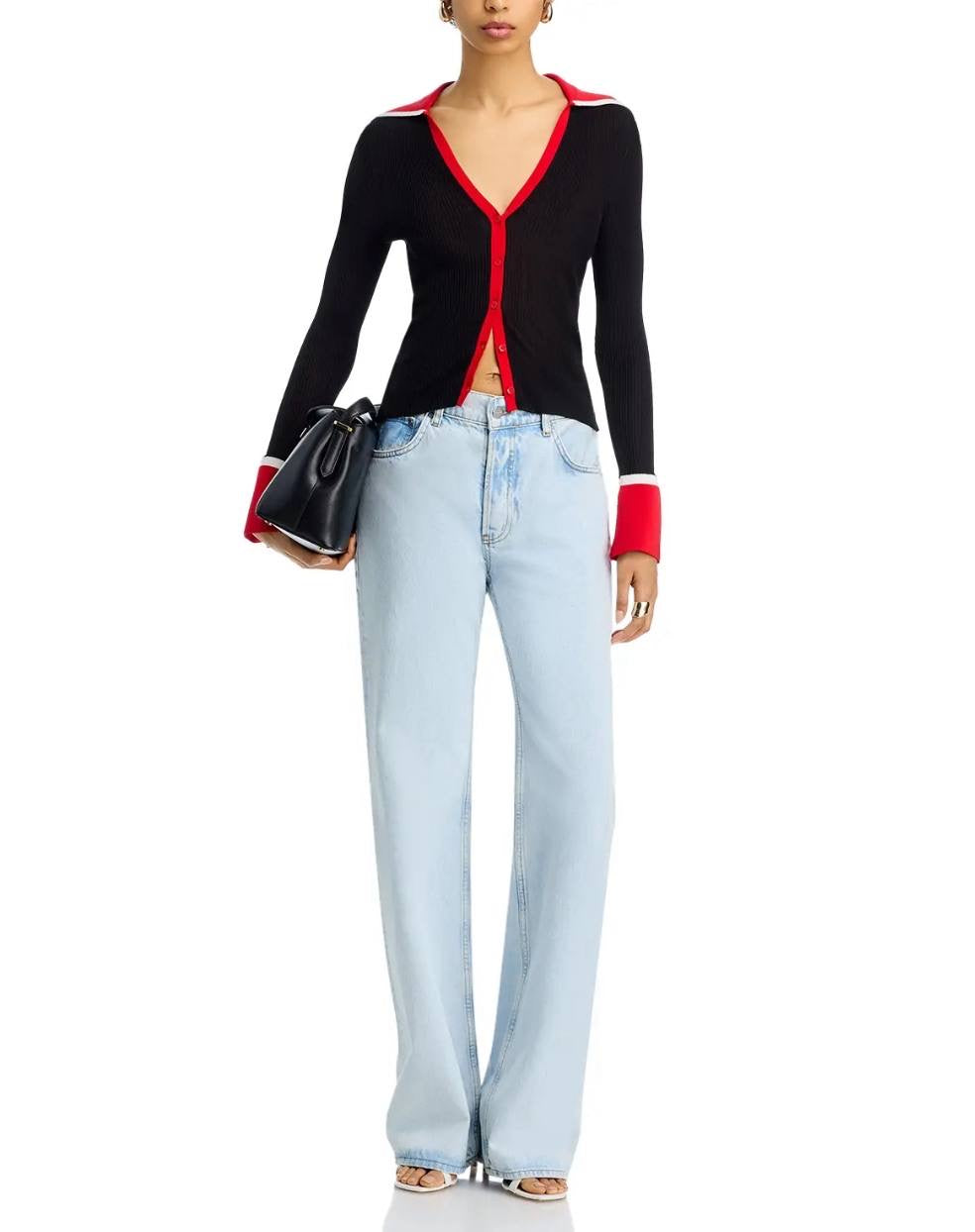 AO Nealie Colorblocked Cardigan