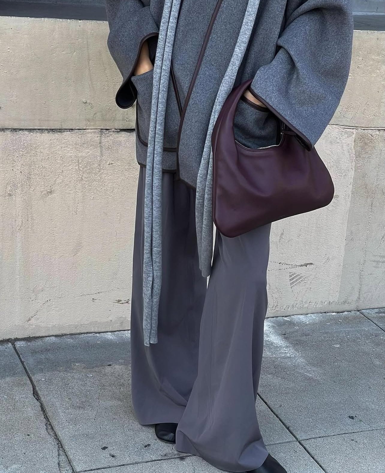 HS Wool-Blend Blanket Short Coat