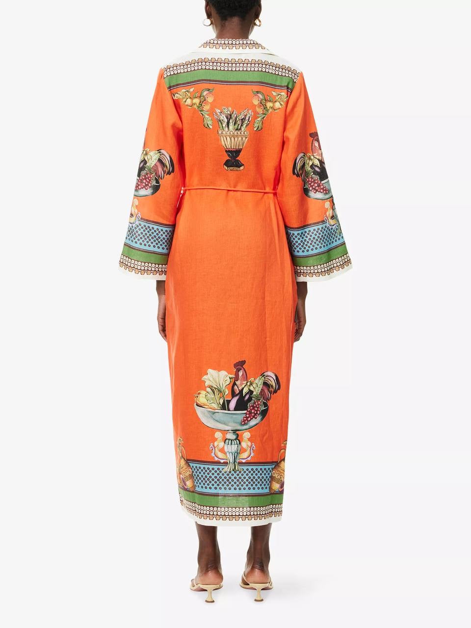 ALM Rocco Linen Shirtdress Midi Dress