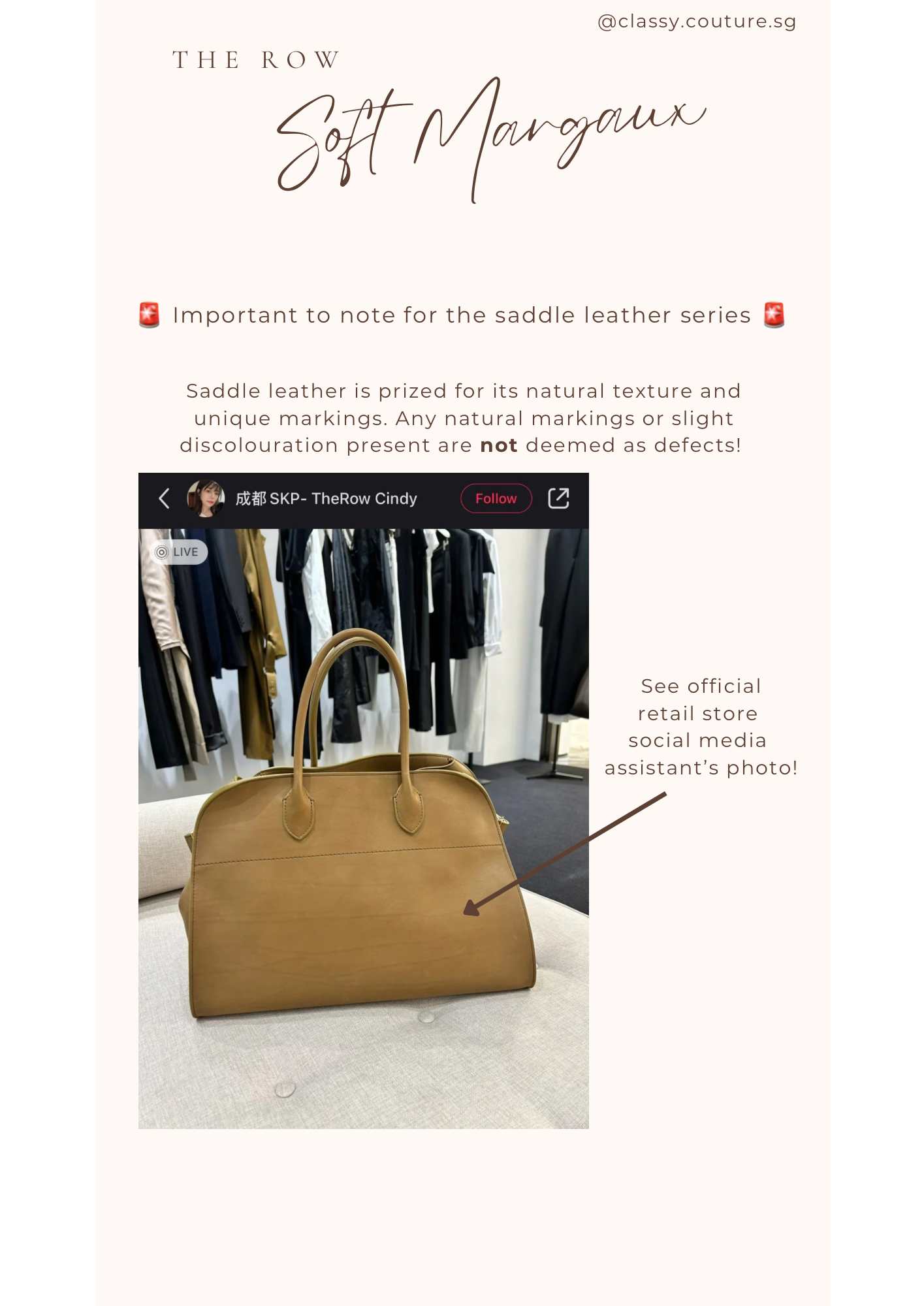TR Soft Margaux 10 / 12 / 15 Bag in Calfskin Leather