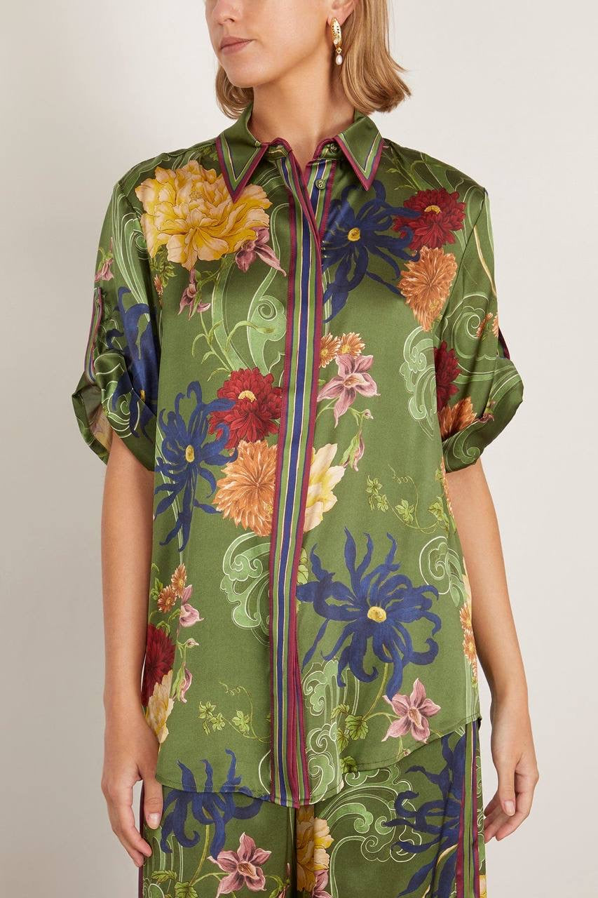 ALM Avery Silk Shirt | Pants | Set