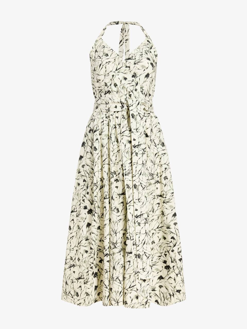 PS Ellison Halter Cotton Midi Dress
