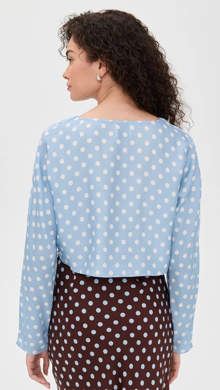 PSE Tillie Long Sleeve Viscose-blend Twist Top