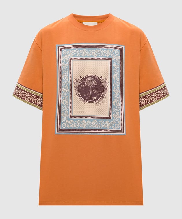 ALM Monkey Dance | Alberta Printed Cotton T-Shirt Tee