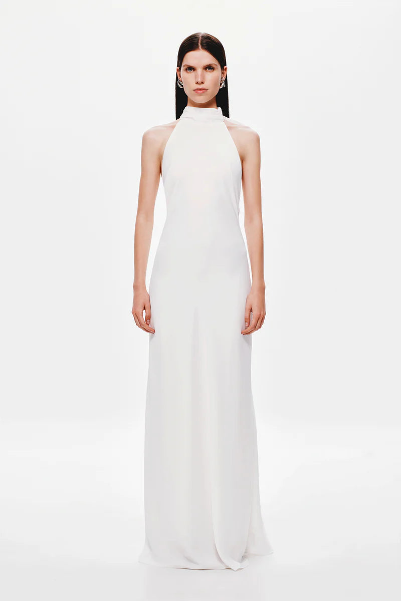 MS Evianna Satin Gown Maxi Dress