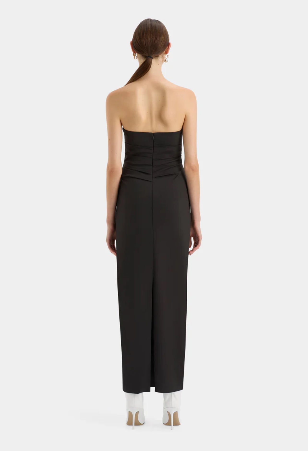 STL Alba Strapless Stretch-Cotton Gown Maxi Dress