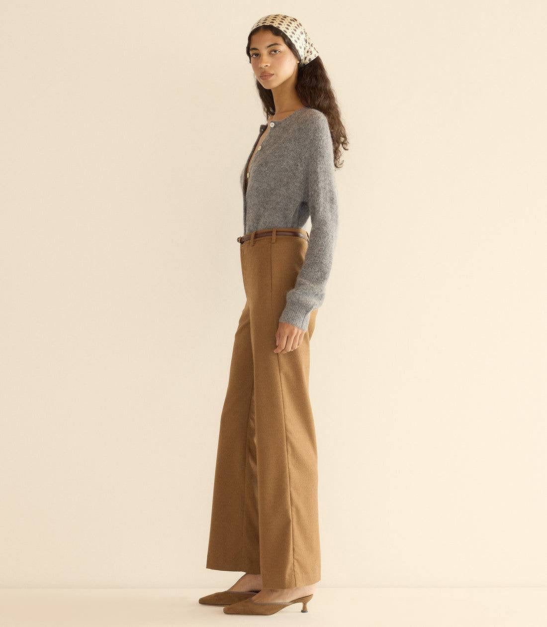 5 Colors! DN Petra Alpaca-Wool Blend Long Sleeved Cardigan