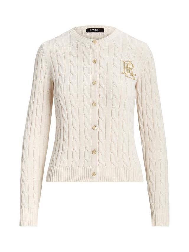 RL Ralhan Cable Knit Cotton Cardigan