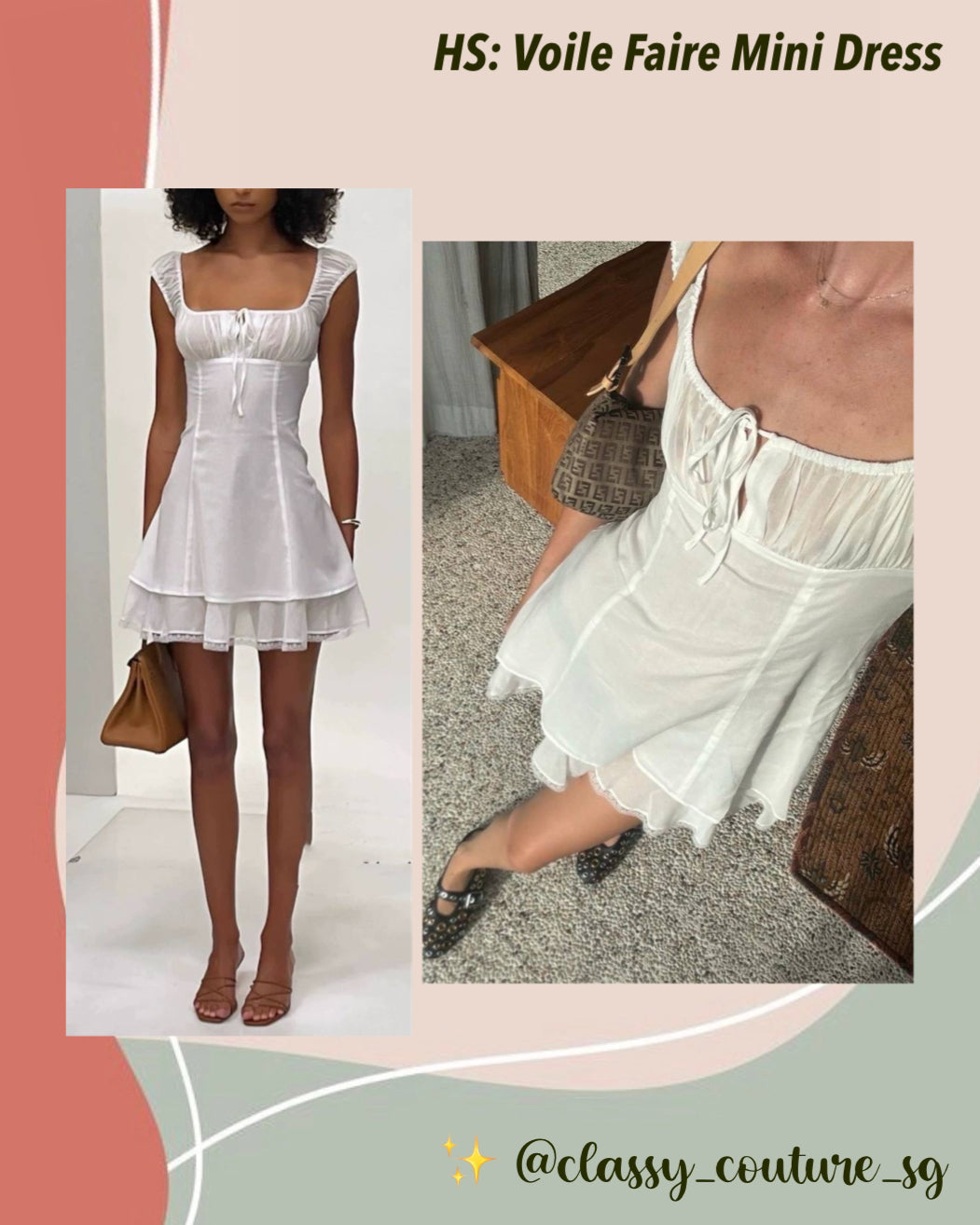 HS Voile Faire Cotton Mini Dress