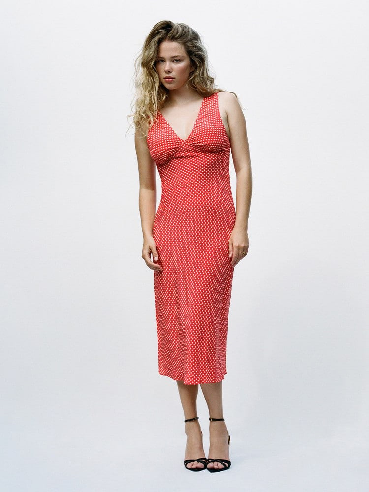 RP Stephanie Silk Midi Dress