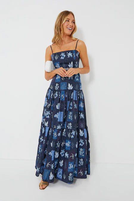 AB Algae Lima Linen Maxi Dress