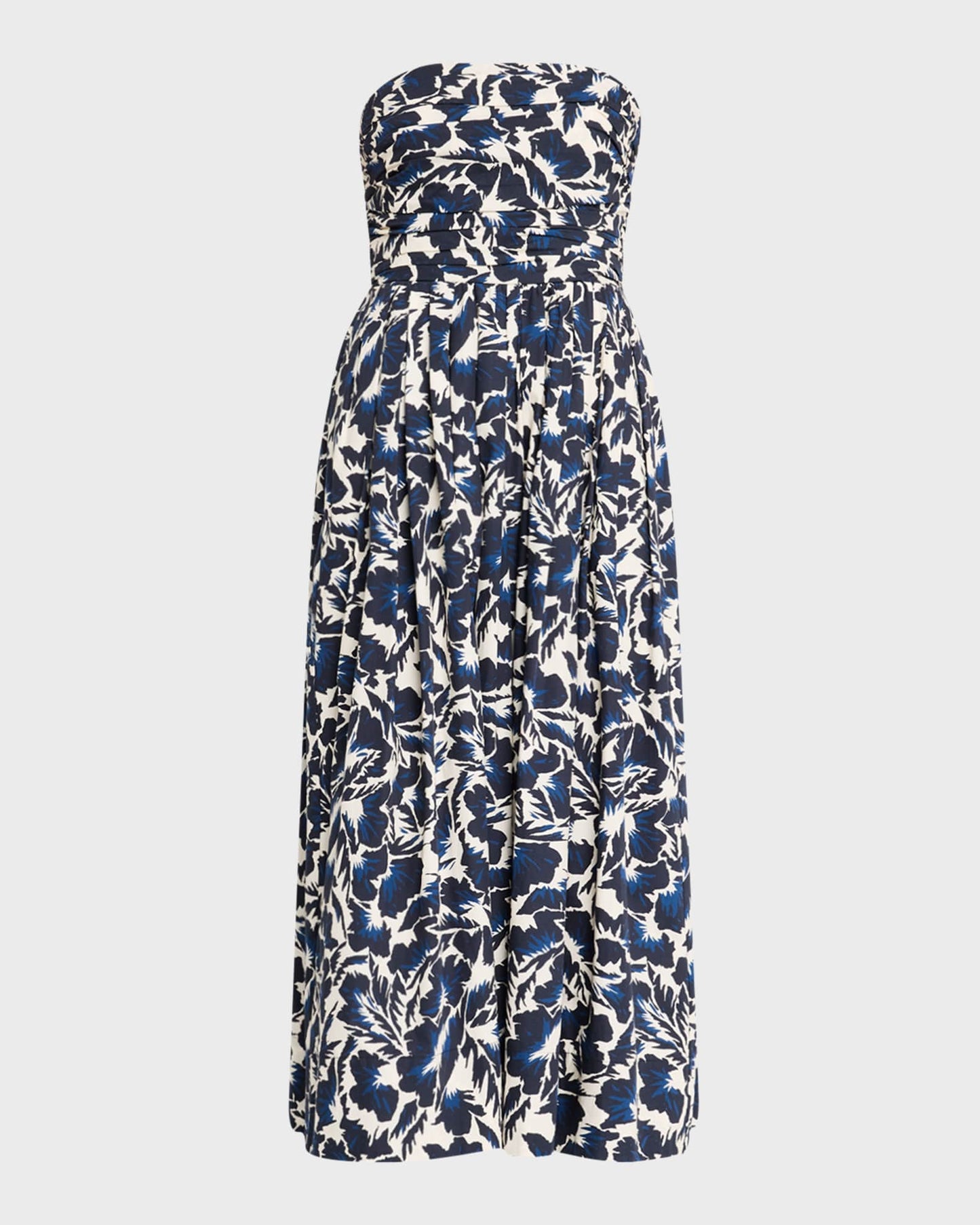 3 Colors! ALC Tate Strapless Cotton Midi Dress