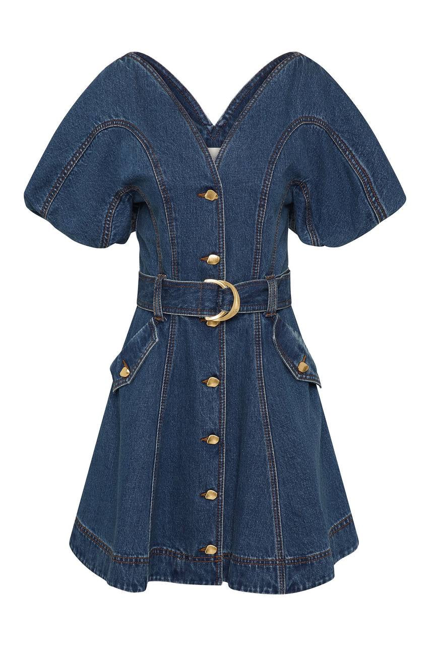 AJ Harper Denim Mini Dress
