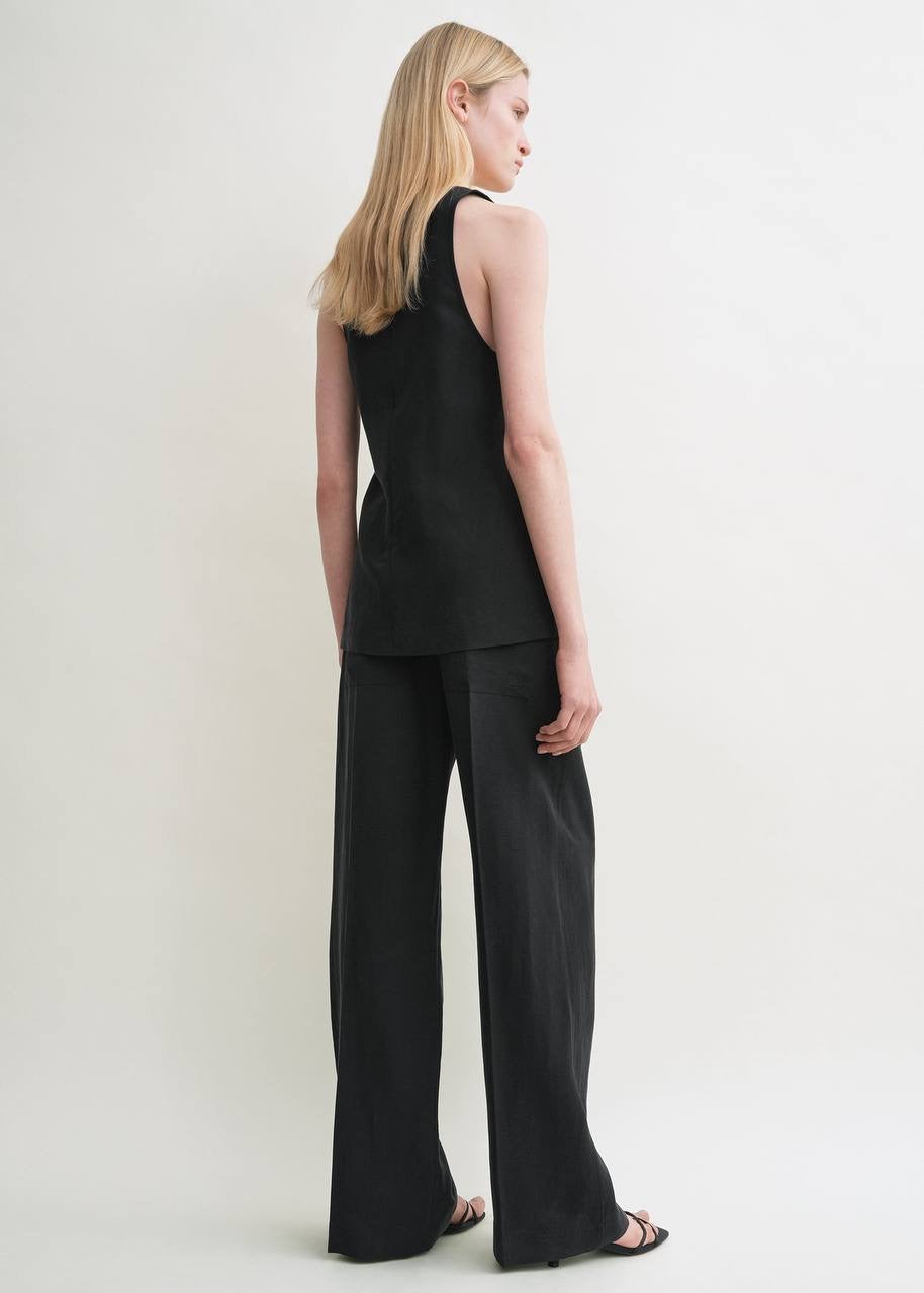 Tot Fluid Long Sleeve Shirt | Tank Top | Drawstring Trousers | Lyocell-Linen Set