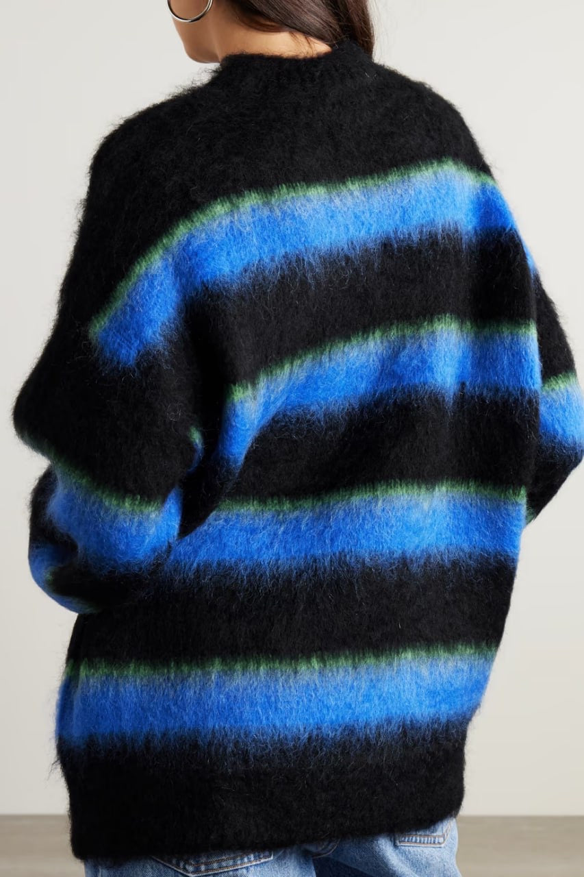 Unisex! AW Oversized Crewneck in Brushed Mohair