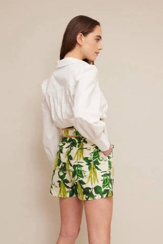 CC Palmer Belted Cotton / Linen Shorts
