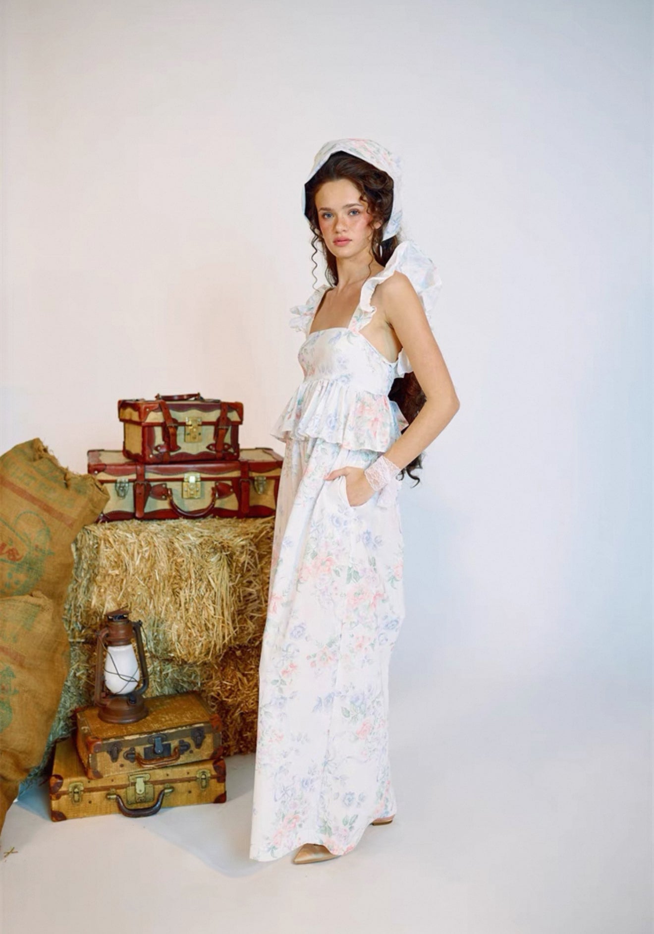 SK Weekend Cotton Jumpsuit in Mrs. Darcy