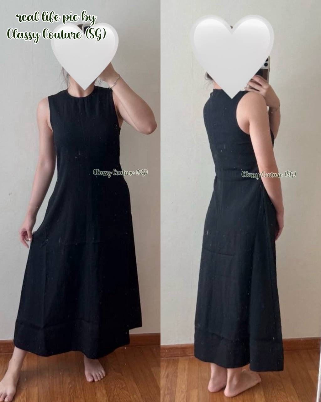 Tot Fluid Summer Lyocell-Linen Midi Dress