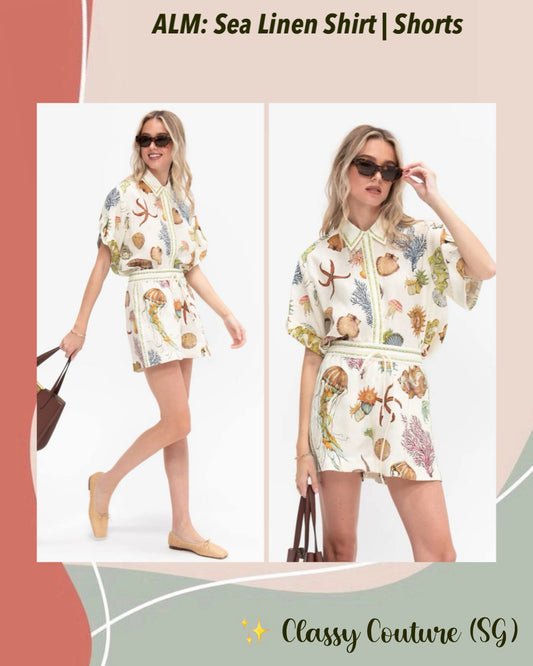 ALM Sea Linen Shirt | Shorts | Set
