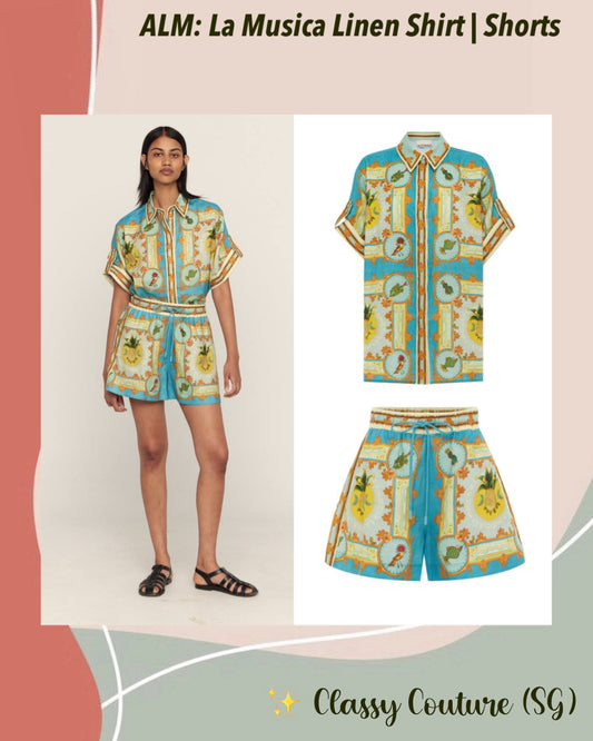ALM La Musica Linen Shirt | Shorts | Set