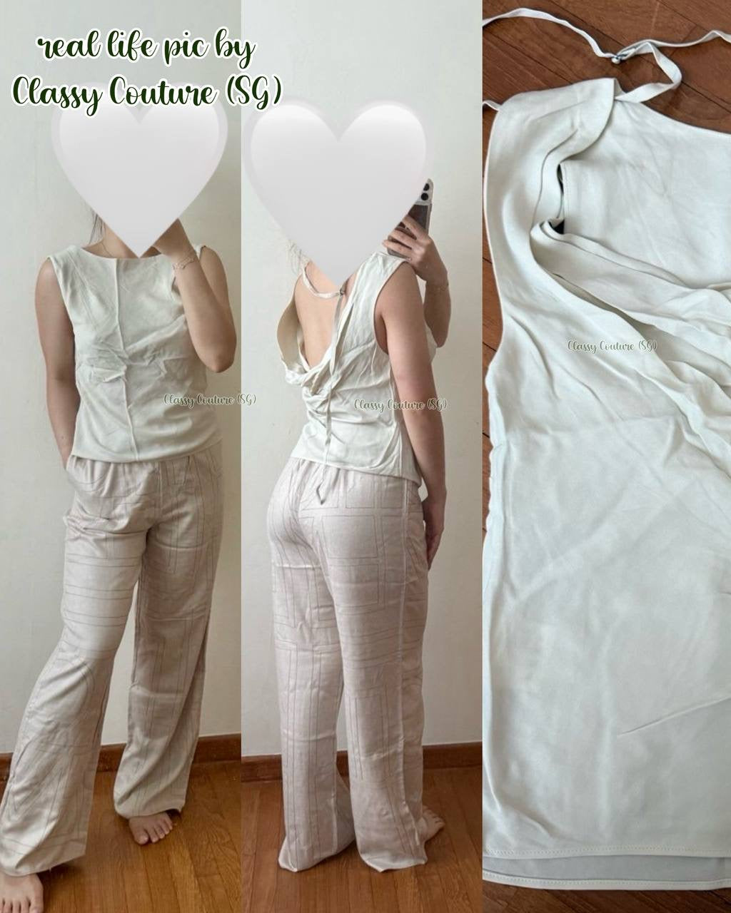 SA Draped Cowl Top