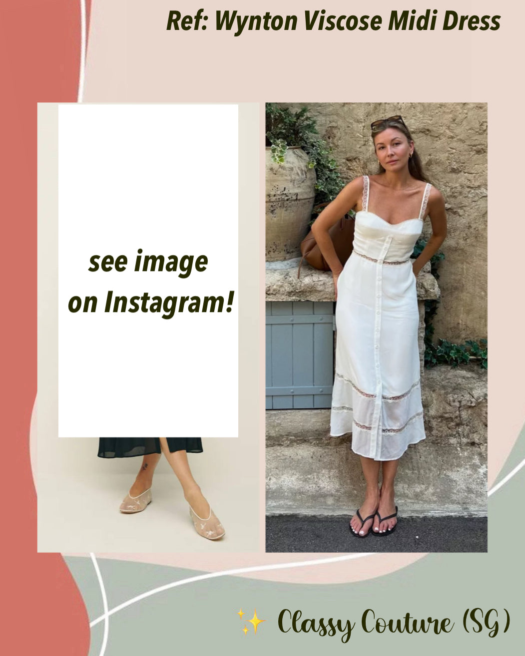 Ref Wynton Viscose Midi Dress