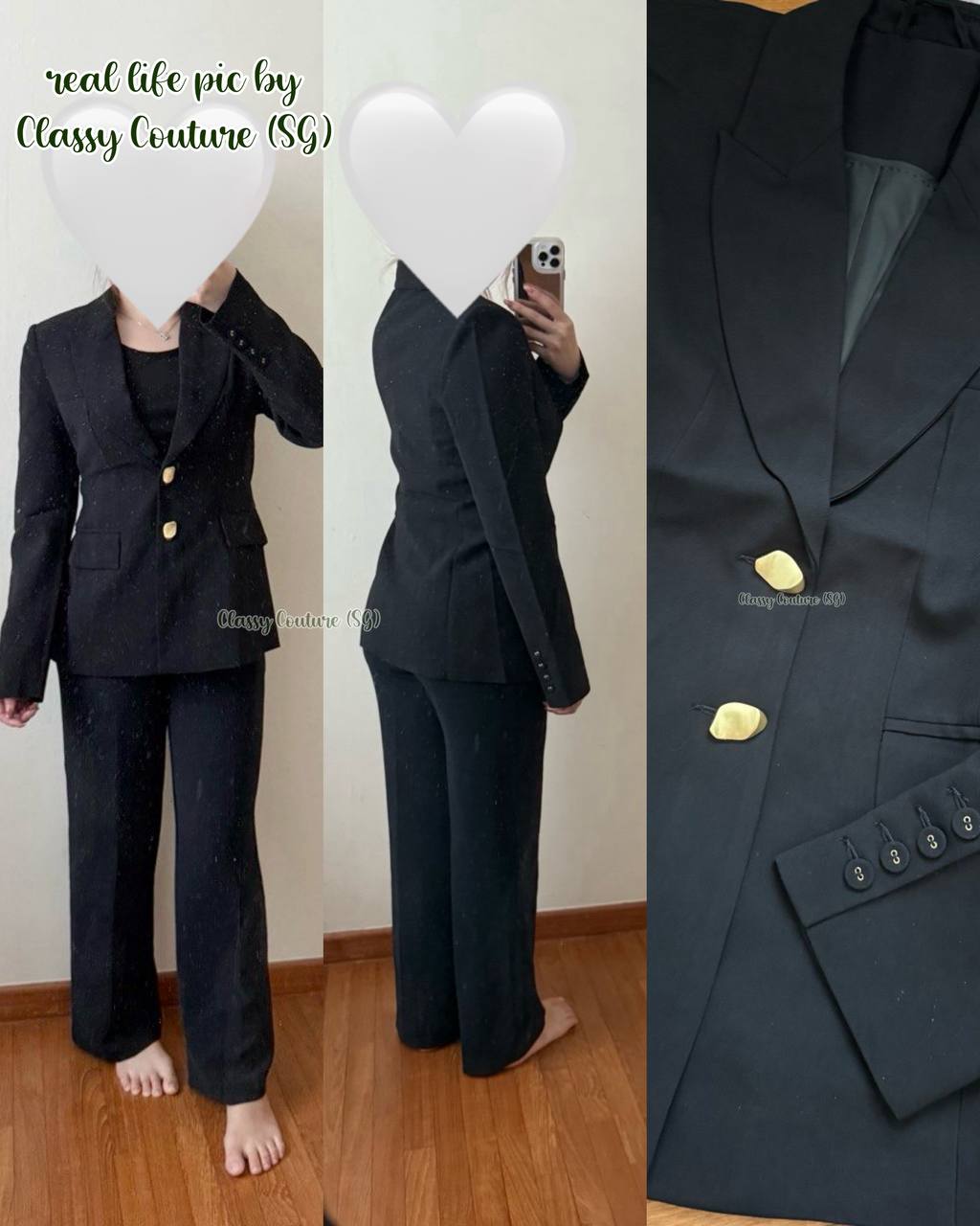 AJ Paragon Structured Blazer Jacket