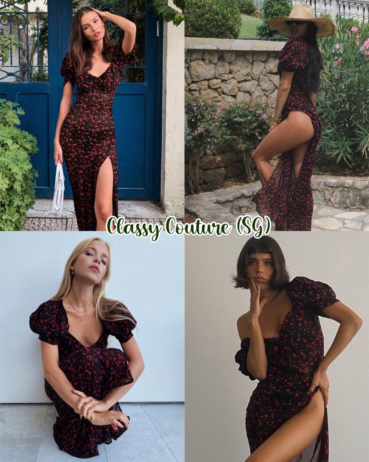 RB Magnolia Sheer Viscose Maxi Dress