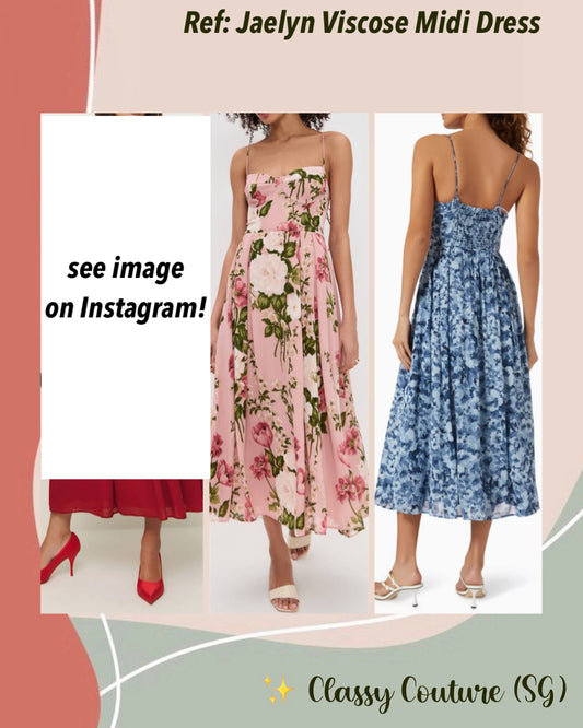 Ref Jaelyn Viscose Midi Dress