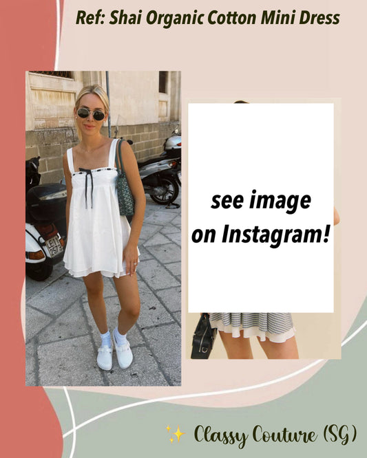 Ref Shai Organic Cotton Shift Mini Dress