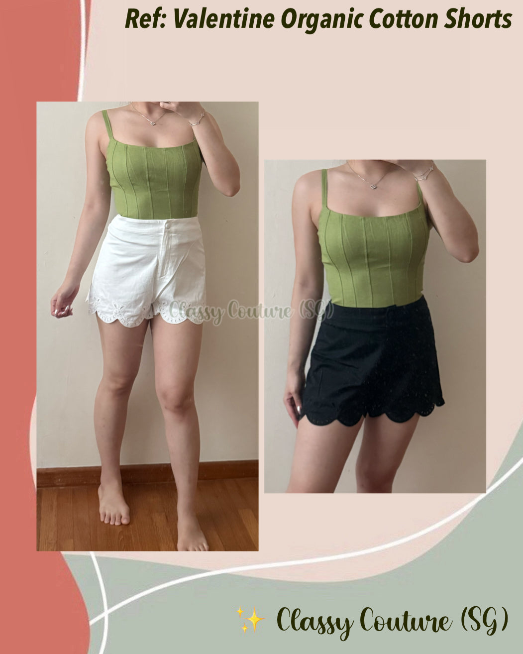 Ref Valentine Organic Cotton Shorts