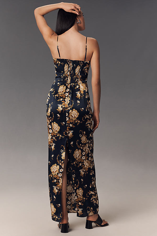 Ref Frankie Silk Maxi Dress in Daiquiri | Divinity