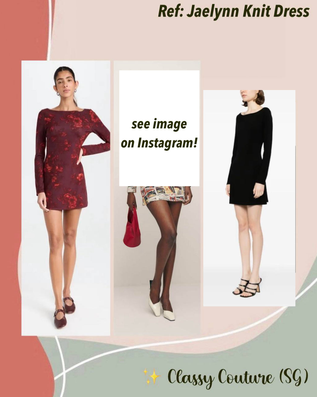 SALE! Ref Jaelynn Lyocell Jersey Knit Long Sleeved Mini Dress