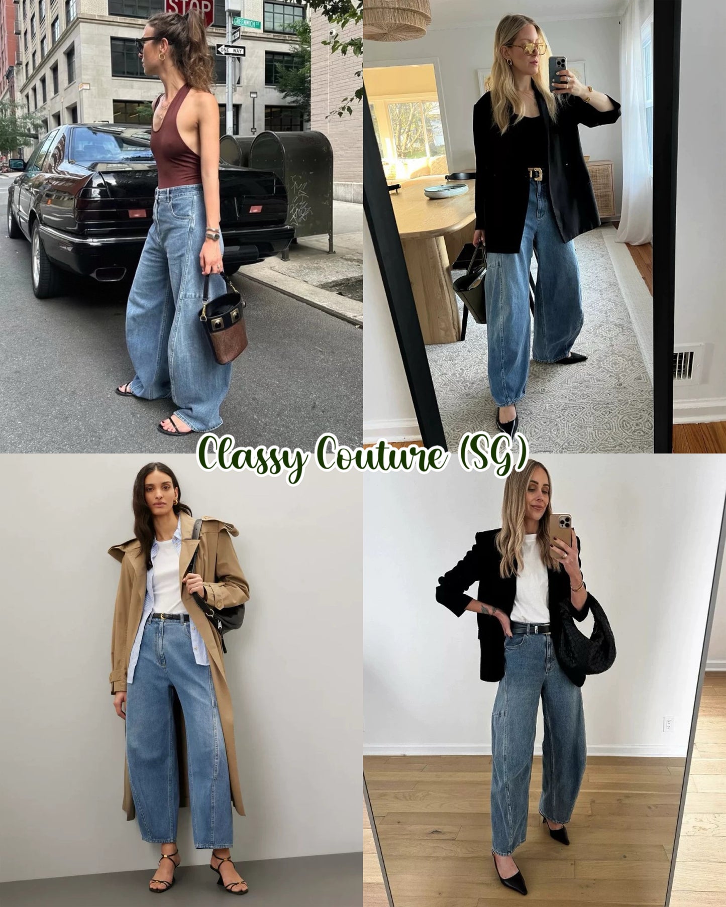 5 STYLES! TB Sid Cotton Denim Mid-Rise Jeans (Short Length)