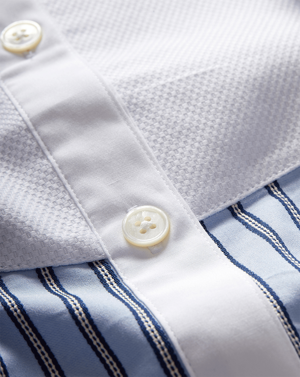 3 Colors! VB Naya Cotton-Blend Button Down Shirt