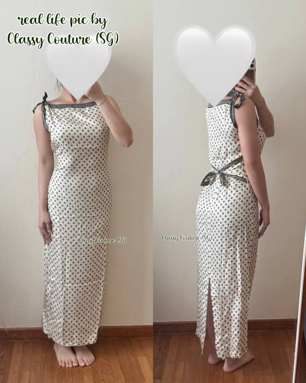 DN Amorette Silk-Viscose Midi Dress