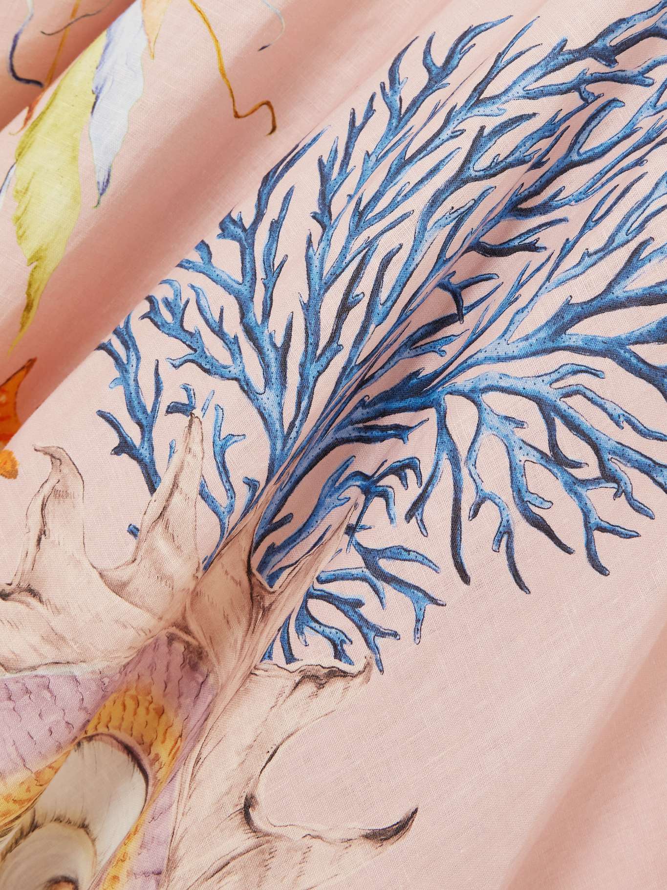 ALM Nereids Linen Midi Dress Sundress