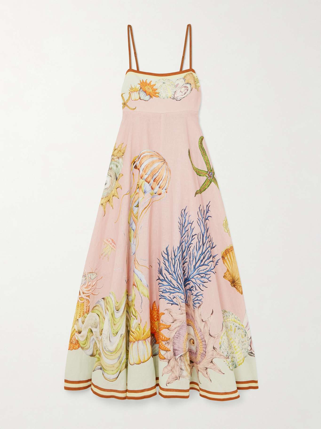 ALM Nereids Linen Midi Dress Sundress