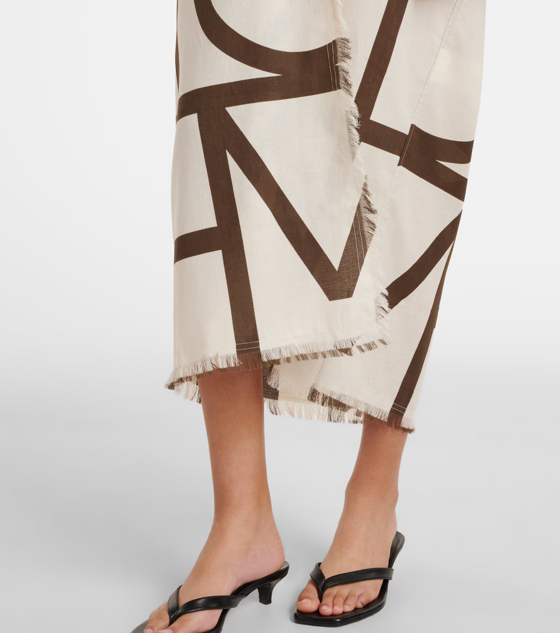 2 Colors! Tot Monogram Cotton Wrap Midi Maxi Dress | Swimsuit Coverup Robe