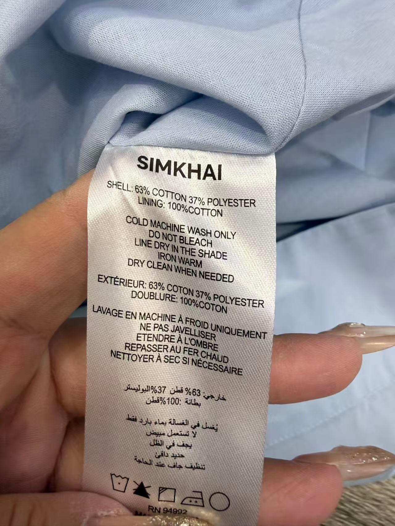 SK Sefi Cotton-blend Mini Dress
