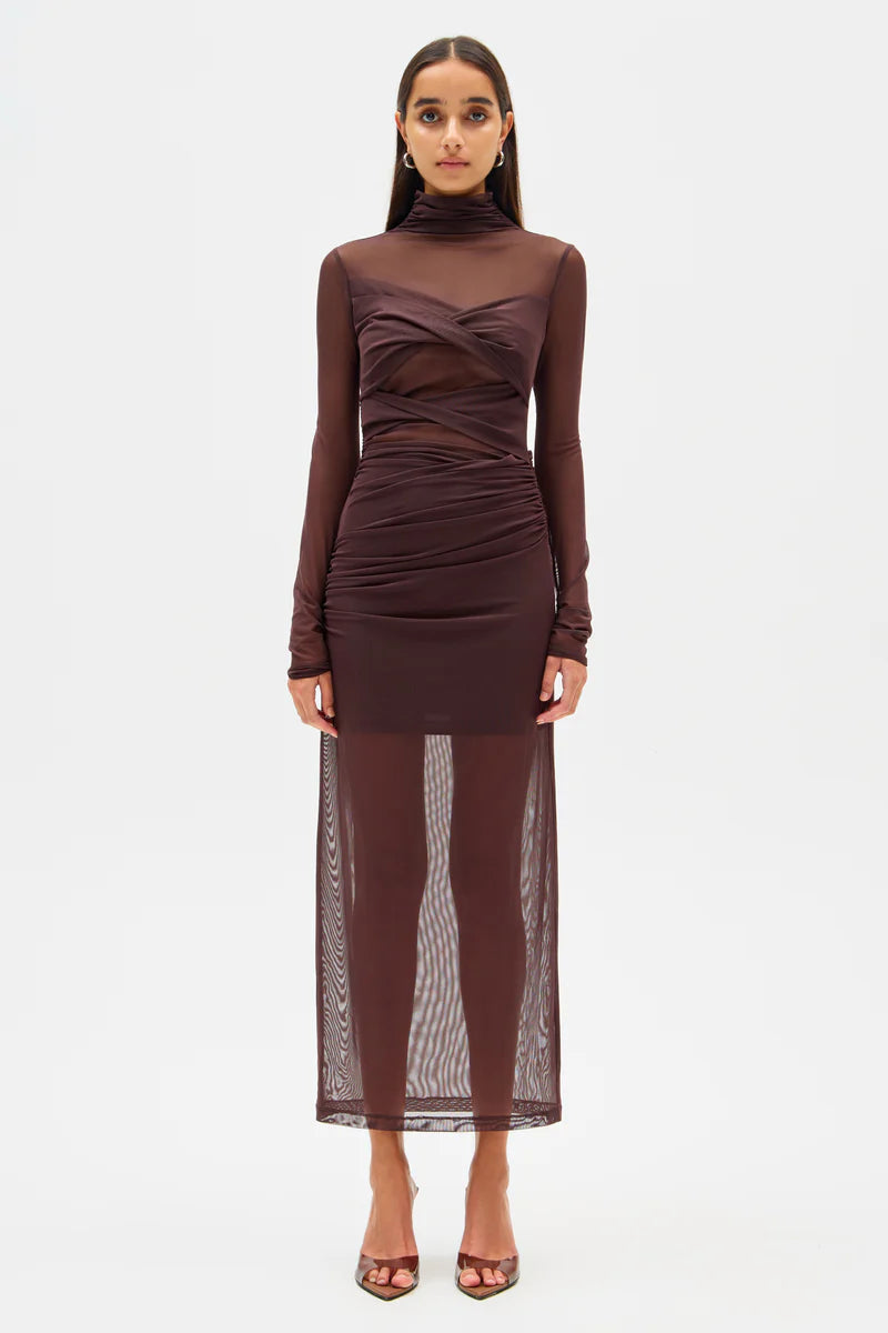MS Madigral Mesh Midi Dress