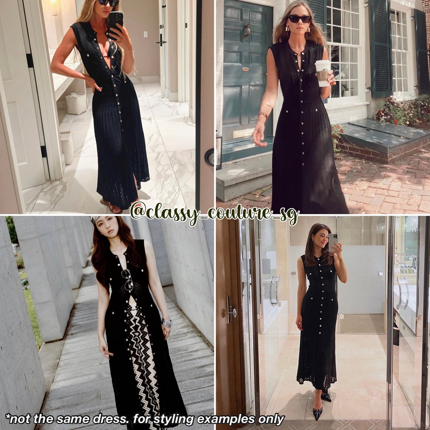 SD Laurene Ribbed Knitted Midi Maxi Dress