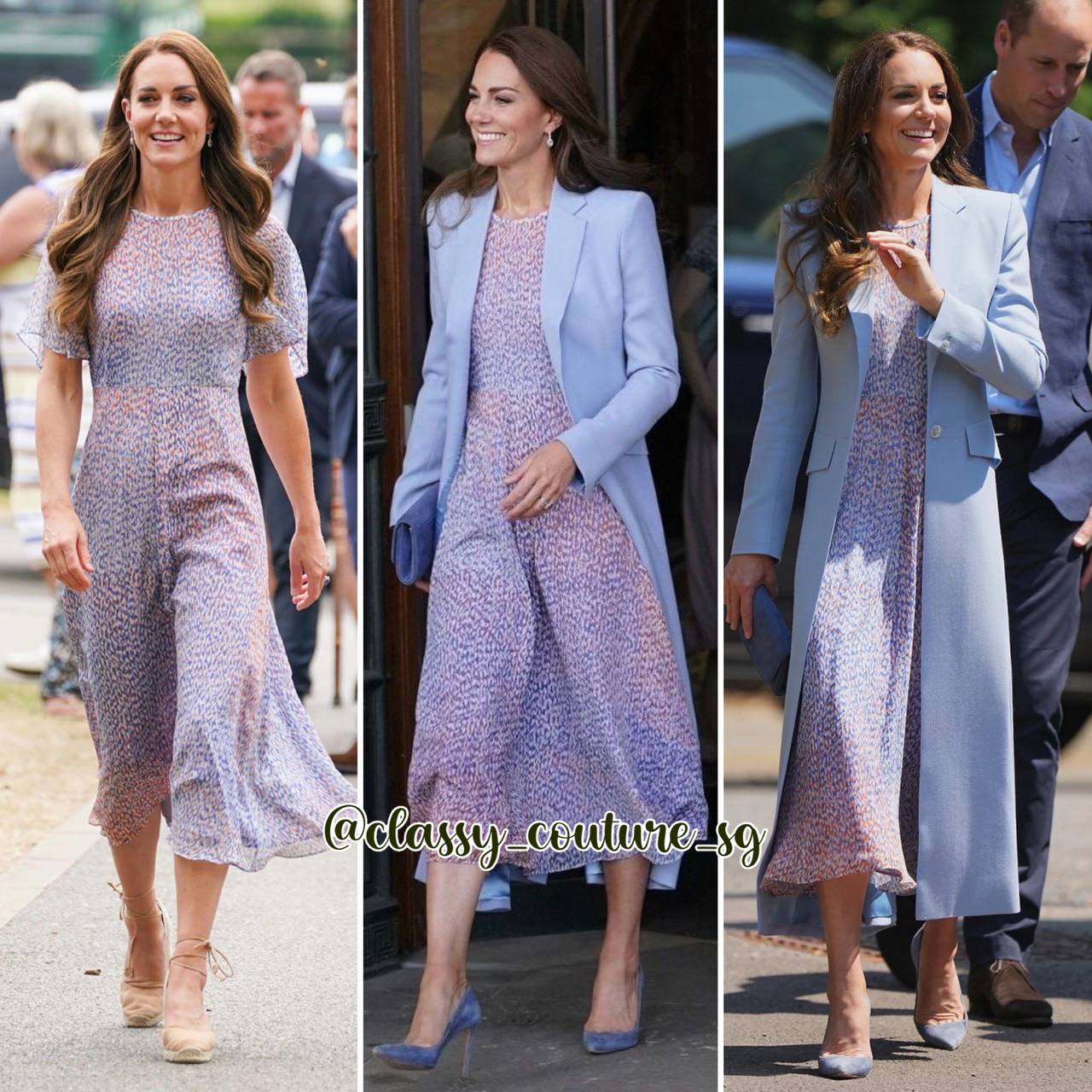 LKB Madison Silk Lilac Midi Dress