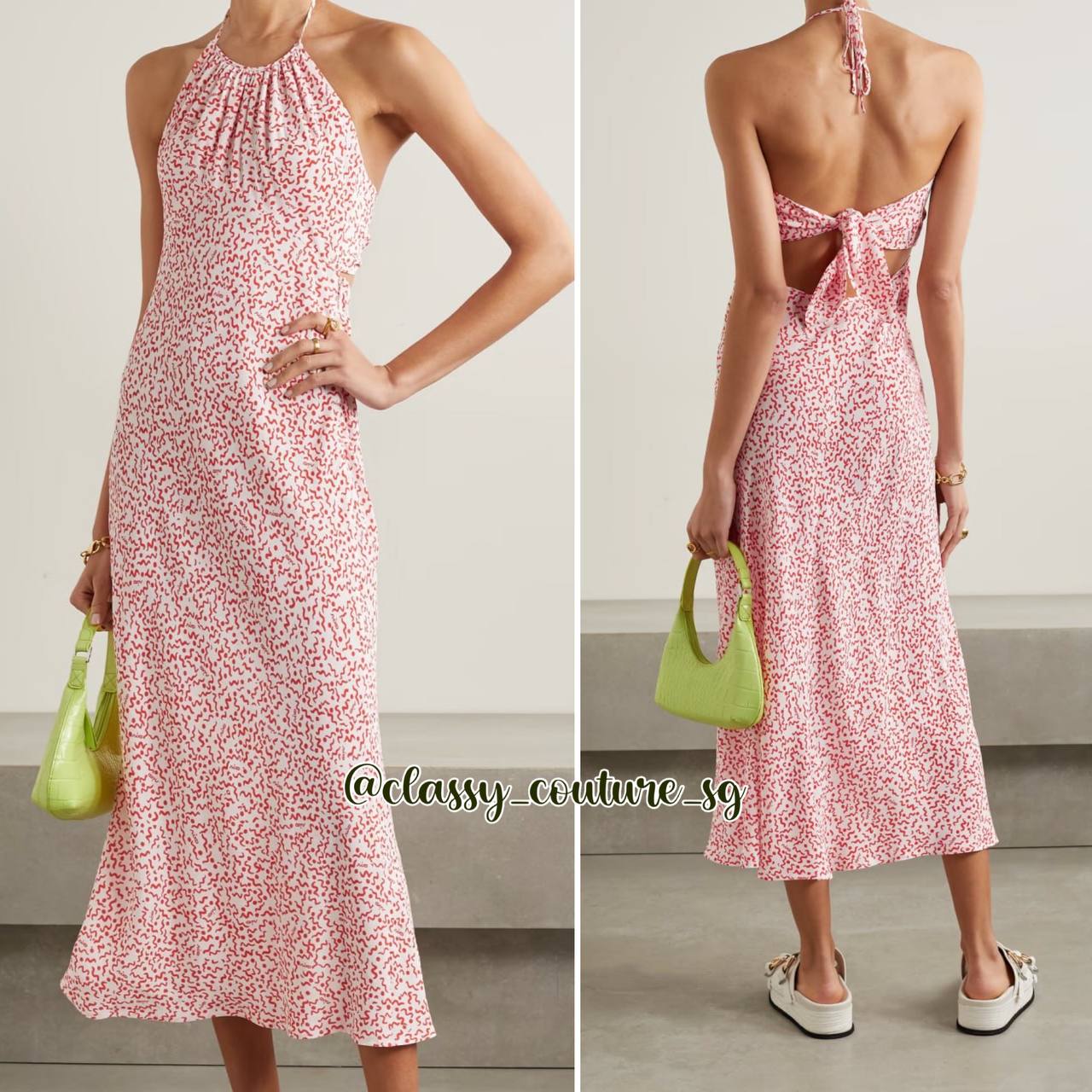 SALE! Rx Marilyn Halterneck Midi Dress