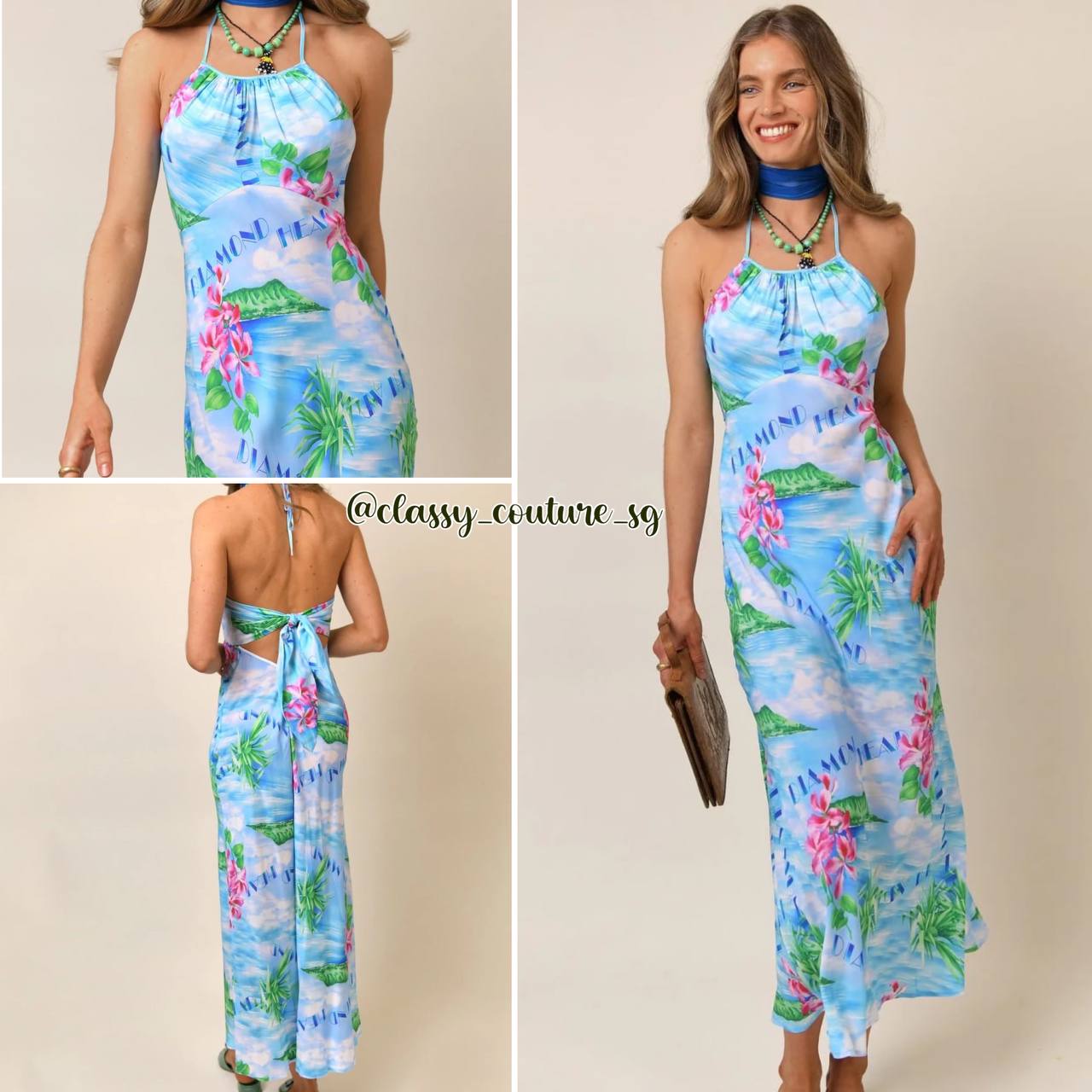 SALE! Rx Marilyn Halterneck Midi Dress