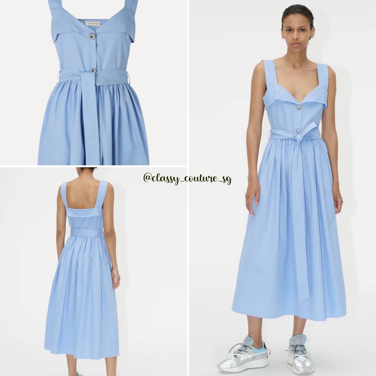 SG Stina Midi Dress - Hydrangea