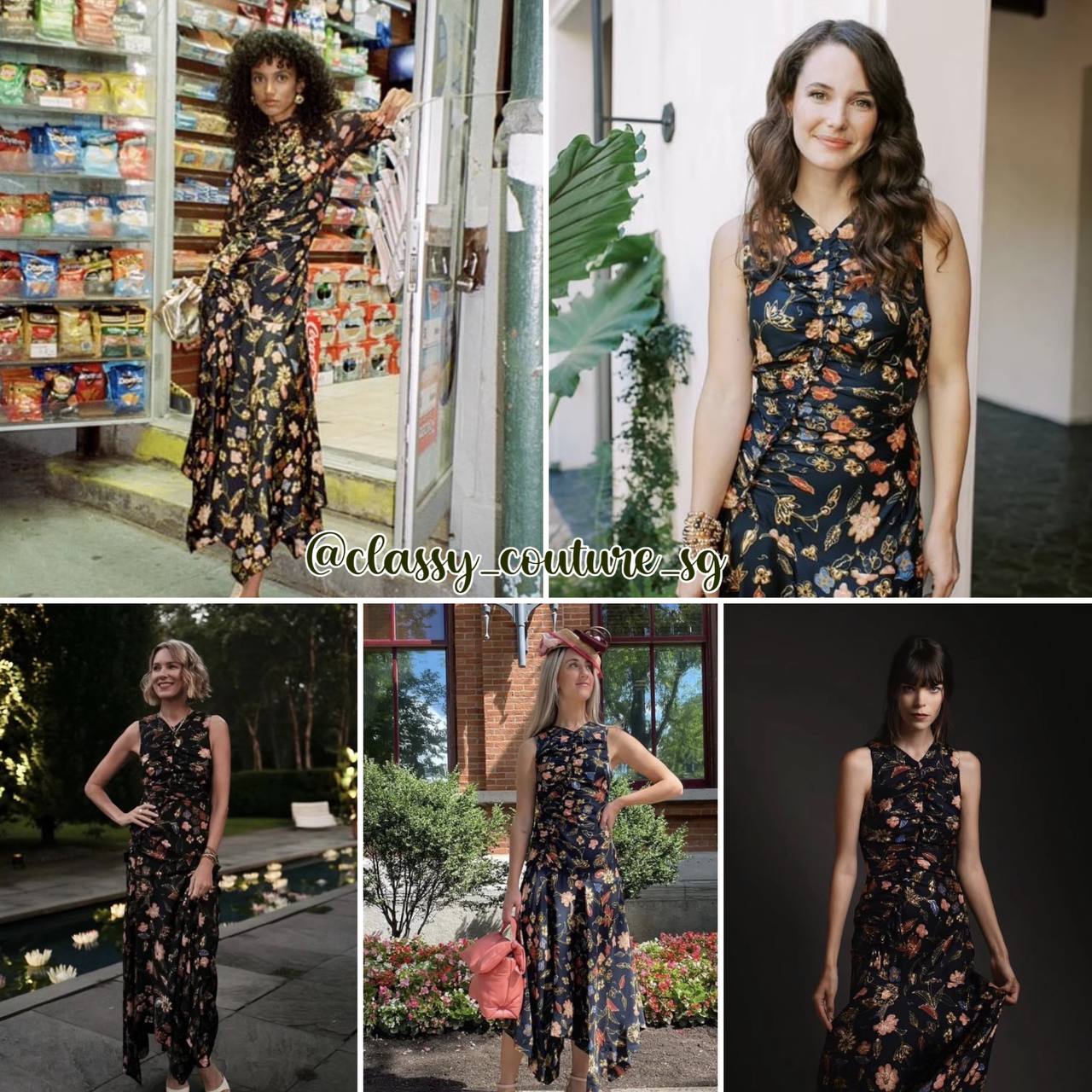 UJ Alma Silk Midi Dress